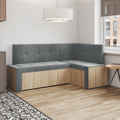 Кухонный уголок правый Трир 2 Лазурит