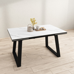 Стол обеденный раздвижной Лидерио Лазурит