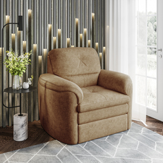 Мягкое кресло с ящиком Коннери Лазурит