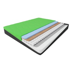 Матрас Спирит 90x200 с пружинным блоком Nanopocket System Лазурит