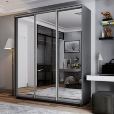 Шкаф-купе 3-дверный Фреско Лазурит