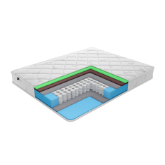 Матрас IQ-S 500 Hard 140x200 с пружинным блоком Hard-500 Лазурит
