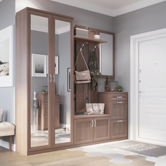 Прихожая со шкафом Магна №36 Лазурит