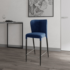 Стул полубарный Альберт Лазурит