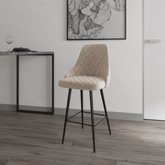 Стул полубарный Вильям Лазурит