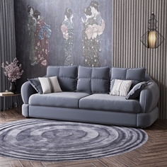 Диван 3-местный Неаполь Лазурит