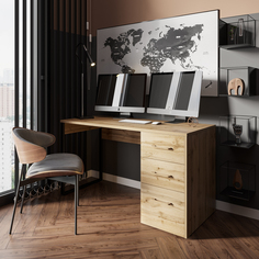 Письменный стол Кассия 1,4 Лазурит