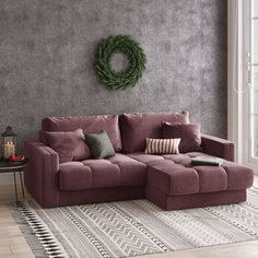 Диван угловой Дензел Лазурит