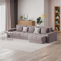 Диван угловой Дензел Лазурит