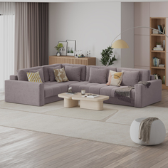 Диван угловой Дензел Лазурит