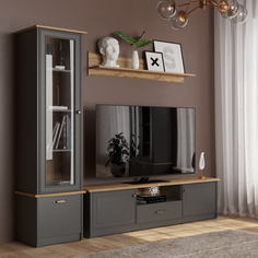 Стенка для гостиной Перфетто №1 Лазурит