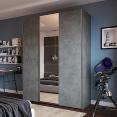 Шкаф-купе 3-дверный Корсо Лазурит