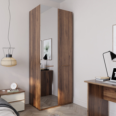 Шкаф распашной Жаклин левый Лазурит