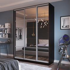 Шкаф-купе 3-дверный Рио Верде Лазурит