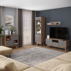 Стенка для гостиной Элетто №3 Лазурит