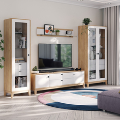 Стенка для гостиной Солланж №5 Лазурит