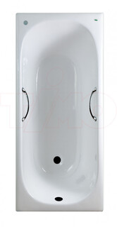 Чугунная ванна 170x75 см с ручками Timo Standard 3V I0000010