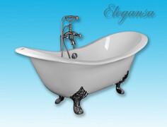 Чугунная ванна 182,9x78,5 см Elegansa Taiss Chrome I0000031