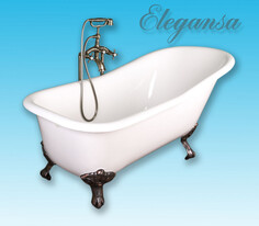 Чугунная ванна 167,6x76,5 см Elegansa Schale Antique H0000278