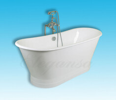 Чугунная ванна 170x68 см Elegansa Sabine White H0000359