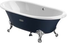 Чугунная ванна 170х85 см с противоскользящим покрытием Roca Newcast Navy Blue 233650004