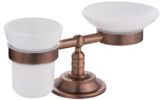 Стакан с мыльницей Migliore Mirella ML.MRL-M067.RA