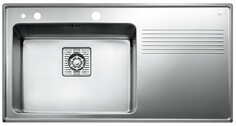 Кухонная мойка Teka Frame 1B 1D PPLUS RHD полированная сталь 40180511