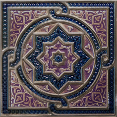 Панно Absolut Keramika Composicion Tripoli Cobalto 30х30