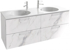 Тумба белый мрамор 140 см Jacob Delafon Odeon Rive Gauche EB2526-R5-NR4