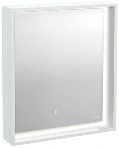 Зеркало 60х70 см белый глянец/дуб Cersanit Louna LU-LOU60-Os