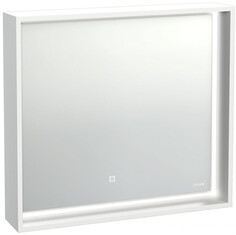 Зеркало 80х70 см белый глянец/дуб Cersanit Louna LU-LOU80-Os