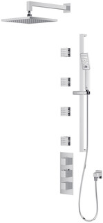 Душевой комплект 247 мм Omnires Fresh SYSFR12XCR