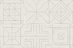 Керамогранит WOW Square Sketch Decor 18.5x18.5