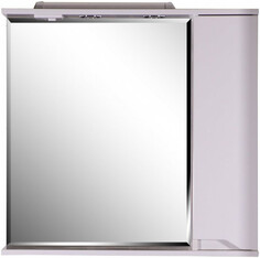 Зеркальный шкаф 80х75 см белый R ASB-Mebel Бари АСБ мебель