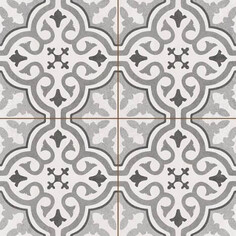 Напольная плитка Kerlife Hydraulic Grace Silver 45x45