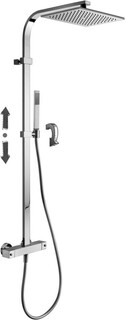 Душевая система 340х220 мм Paffoni Elle ZCOL665CR