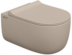 Подвесной безободковый унитаз с сиденьем микролифт Berges Ego XL 082728