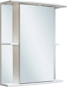 Зеркальный шкаф 60х75 см белый R Runo Мадрид 00000000036 РУНО