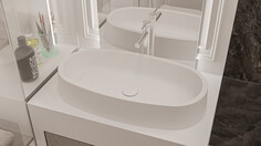 Раковина 65х35 см Whitecross Obsidian C 0735.065035.200