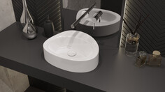 Раковина 40х35 см Whitecross Moonstone B 0728.040035.100