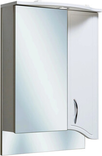 Зеркальный шкаф 50х75 см белый Runo Севилья 00000000799 РУНО