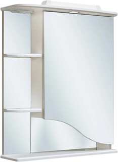 Зеркальный шкаф 60х75 см белый R Runo Римма 00000001028 РУНО