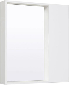 Зеркальный шкаф 65х75 см белый L/R Runo Манхэттен 00-00001044 РУНО