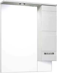 Зеркальный шкаф 65х80 см белый R Runo Турин УТ000002103 РУНО