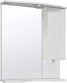 Зеркальный шкаф 65х80 см белый R Runo Милано УТ000002097 РУНО
