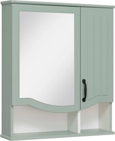 Зеркальный шкаф 65х75 см мятный Runo Марсель 00-00001219 РУНО