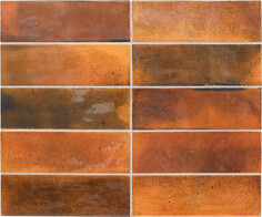 Керамическая плитка Equipe Ceramicas Hanoi Burnt Red 6,5х20 30038