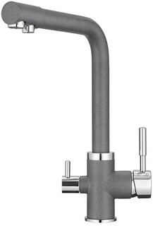 Смеситель для кухни с подключением к фильтру Point графит PN3103GR