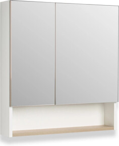 Зеркальный шкаф 60х65 см дуб крафт/белый Runo Бари 00-00001382 РУНО