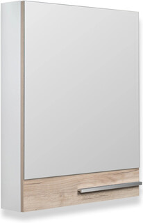 Зеркальный шкаф 60х75 см дуб крафт/белый R Runo Вудлайн 00-00001346 РУНО